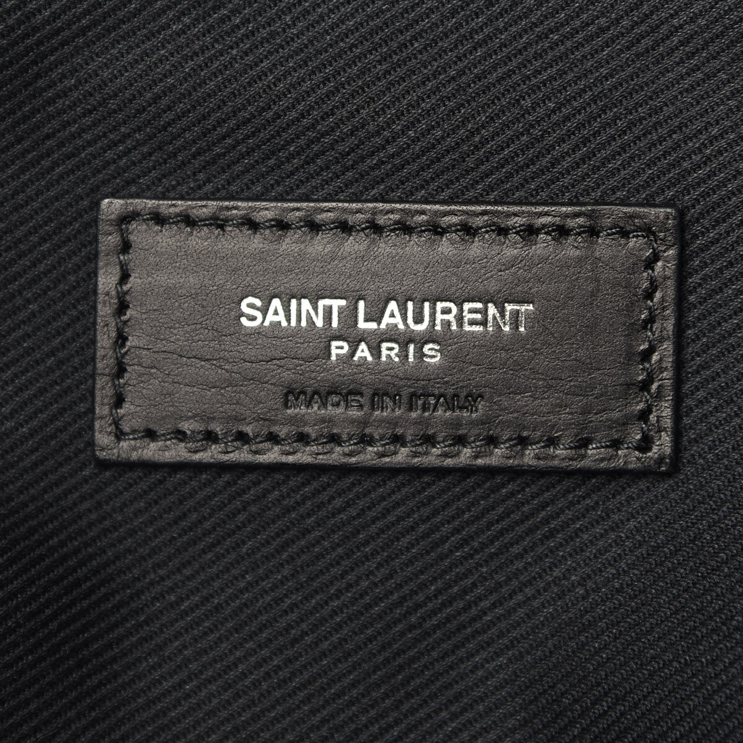 Saint Laurent Raffia Tote Black 6 of 9
