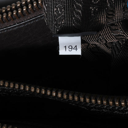 Prada Tessuto Nylon Double Zip Logo Tote Nero Black 8 of 11