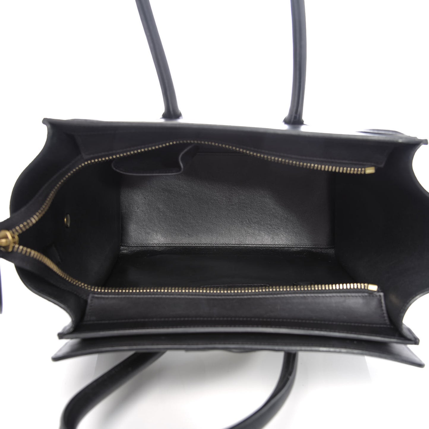 Bullhide Calfskin Micro Bi-Color Luggage Black White