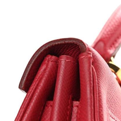 Hermes Epsom Kelly Retourne 32 Rouge Vif 13 of 14