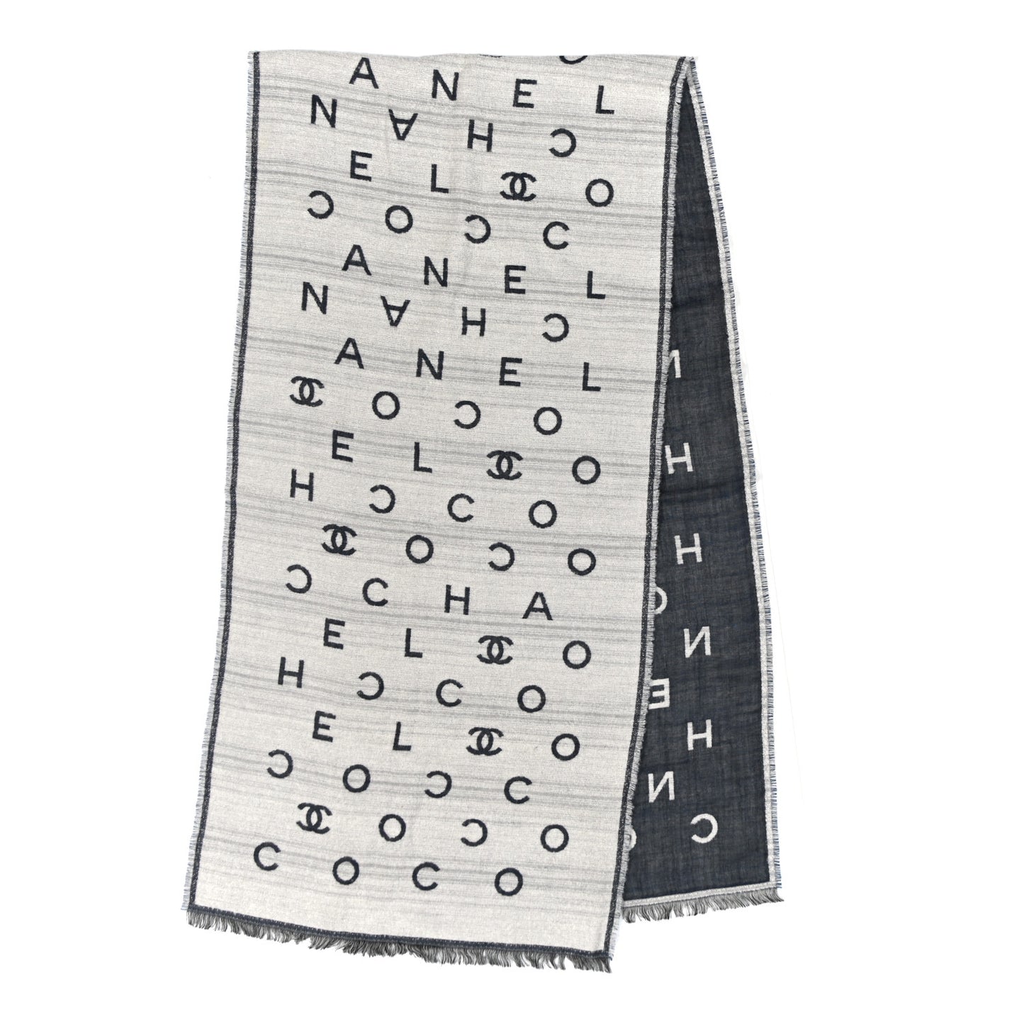 Cashmere CC Scarf Grey Blue