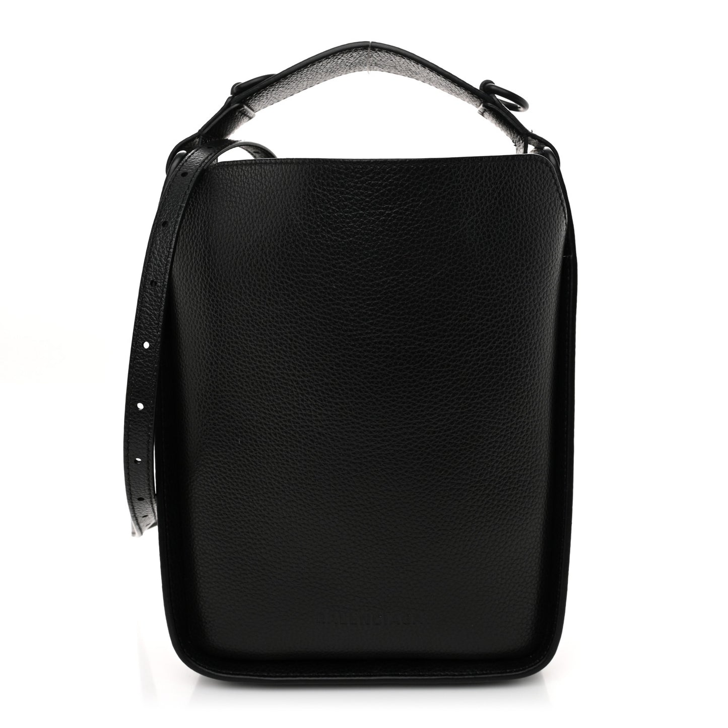 Calfskin Logo XS Tool 2.0 North-South Tote Black