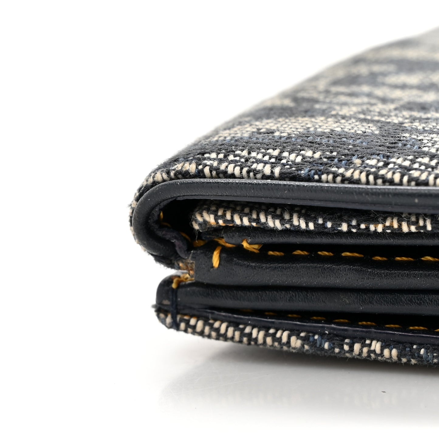 Monogram Saddle Wallet Navy