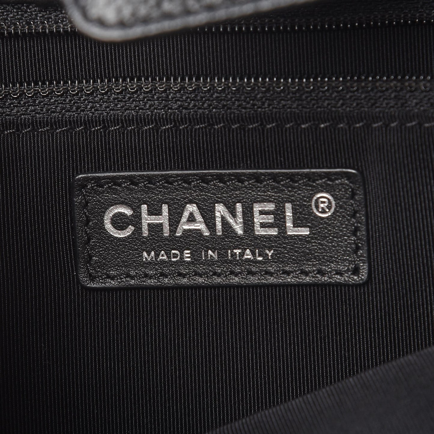 Calfskin Cerf Executive Shopper Tote Black