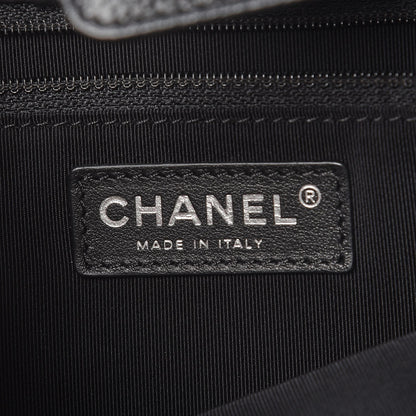 Chanel Calfskin Cerf Executive Shopper Tote Black 7 of 8