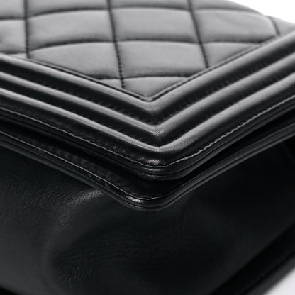Chanel Lambskin Quilted Small Boy Flap Black 10 of 16