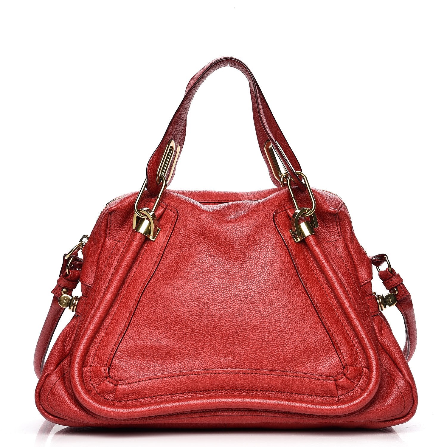 Chloe Calfskin Medium Paraty Holly Berry 1 of 15