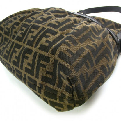 Fendi Zucca Cuoio Lucido Hobo Tobacco Moro 5 of 12