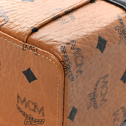 MCM Visetos Vanity Case Cognac Black 11 of 11