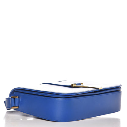 Saint Laurent Calfskin Classic Y Satchel Royal Blue 4 of 11