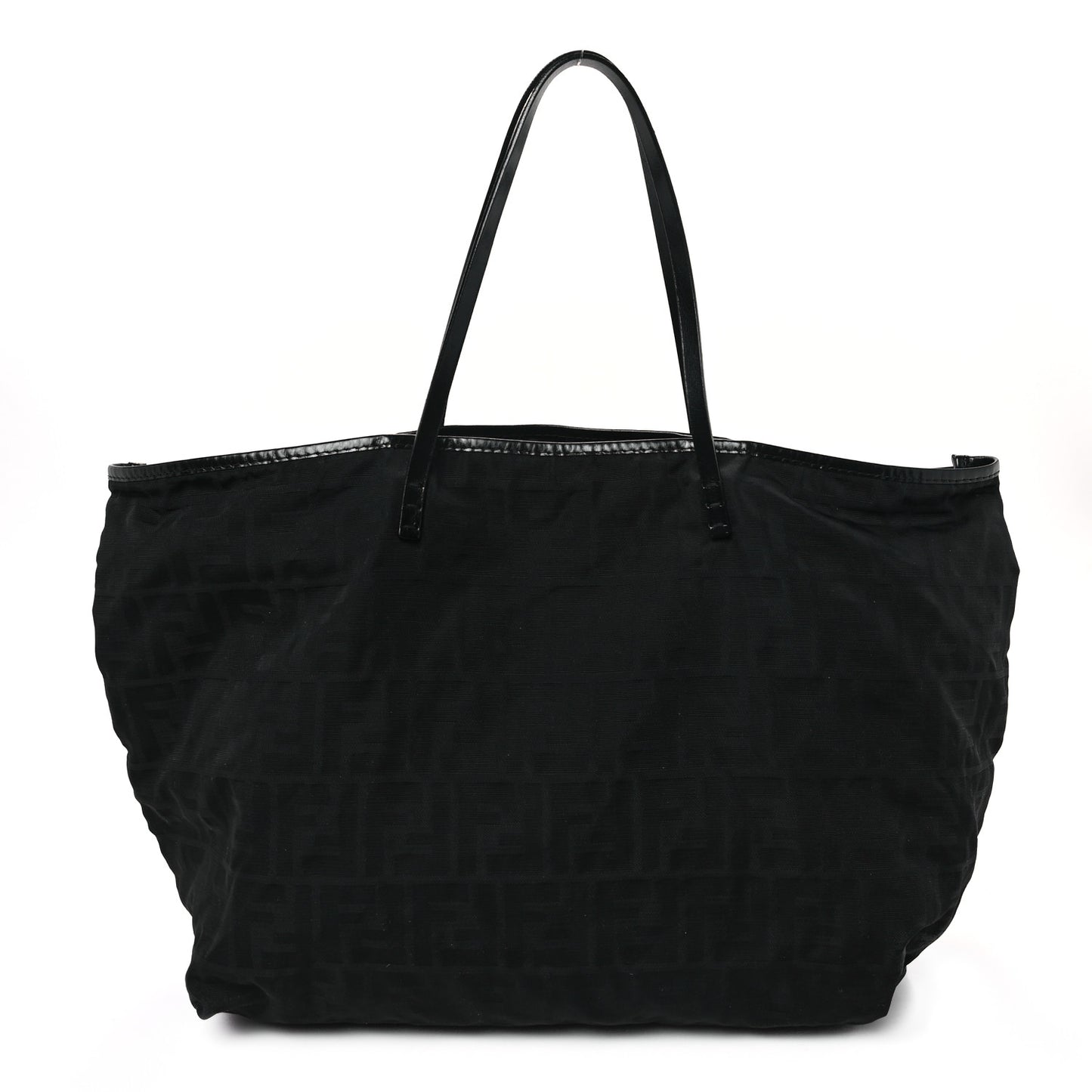 Nylon Zucca Medium Roll Tote Black