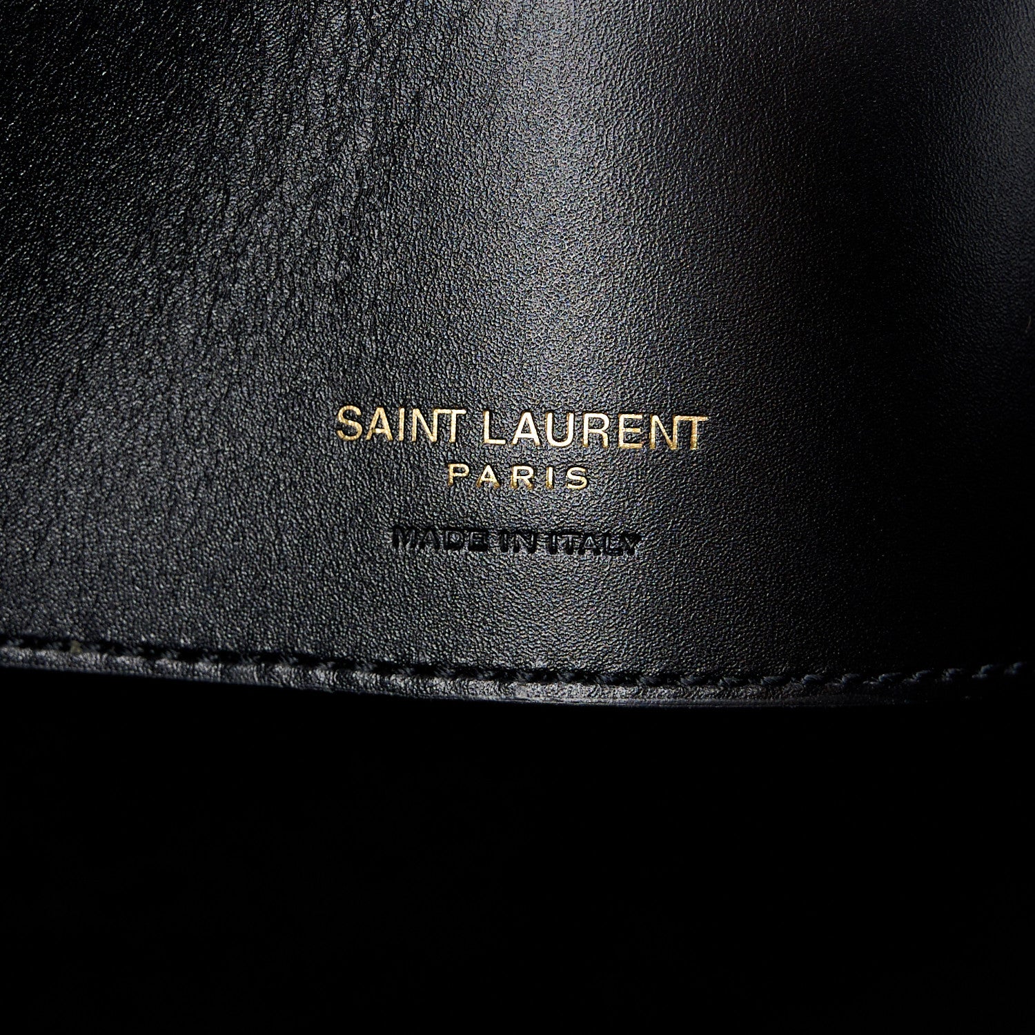 Saint Laurent Shiny Calfskin Le 37 Bucket Bag Black 7 of 12