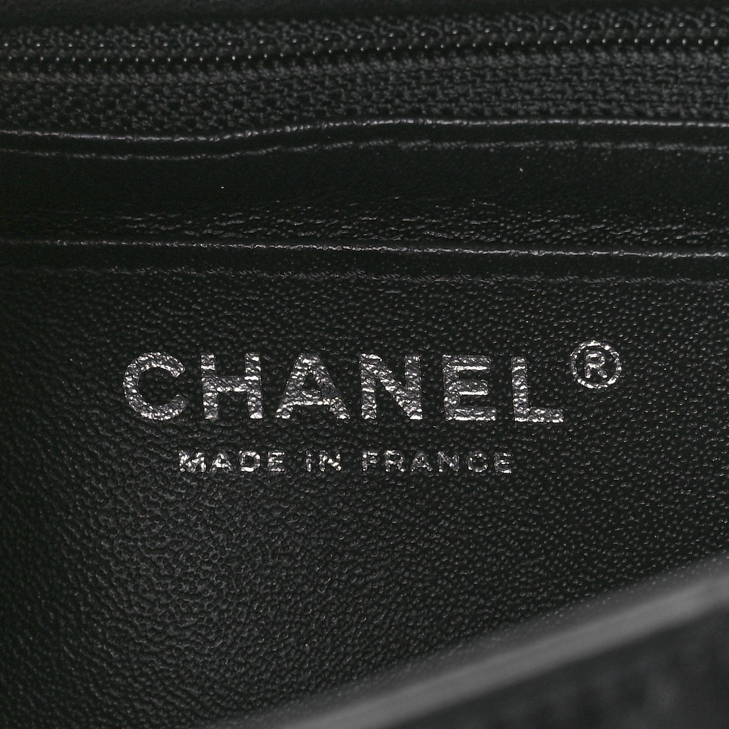 Lambskin Quilted Mini Square Flap Black