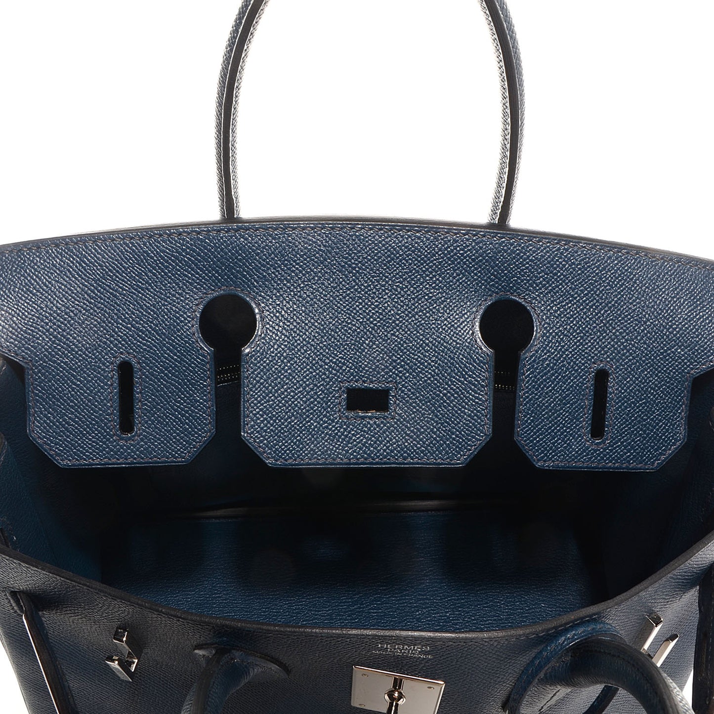 Epsom Birkin 30 Bleu de Prusse