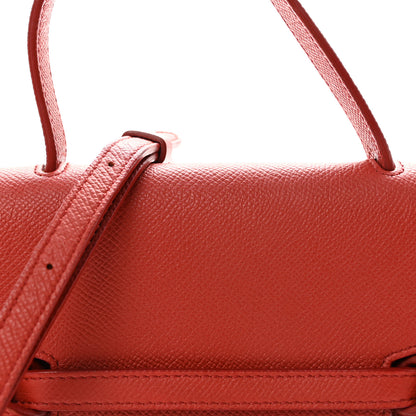 Celine Grained Calfskin Nano Belt Bag Coral 8 of 10