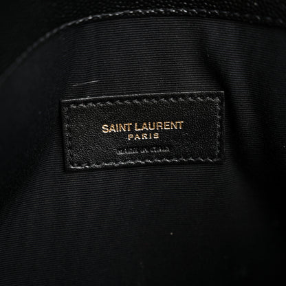 Saint Laurent Grain De Poudre Uptown Pouch Black 6 of 9