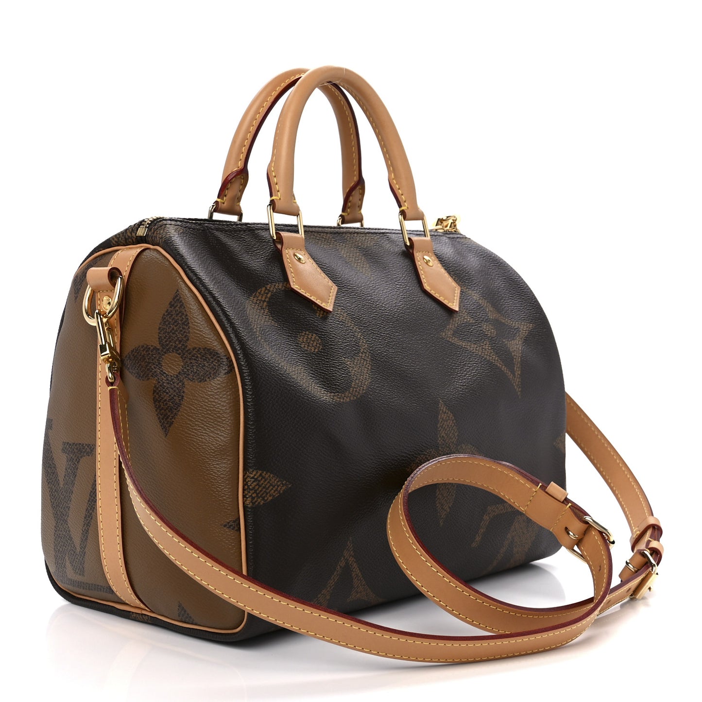 Reverse Monogram Giant Speedy Bandouliere 30