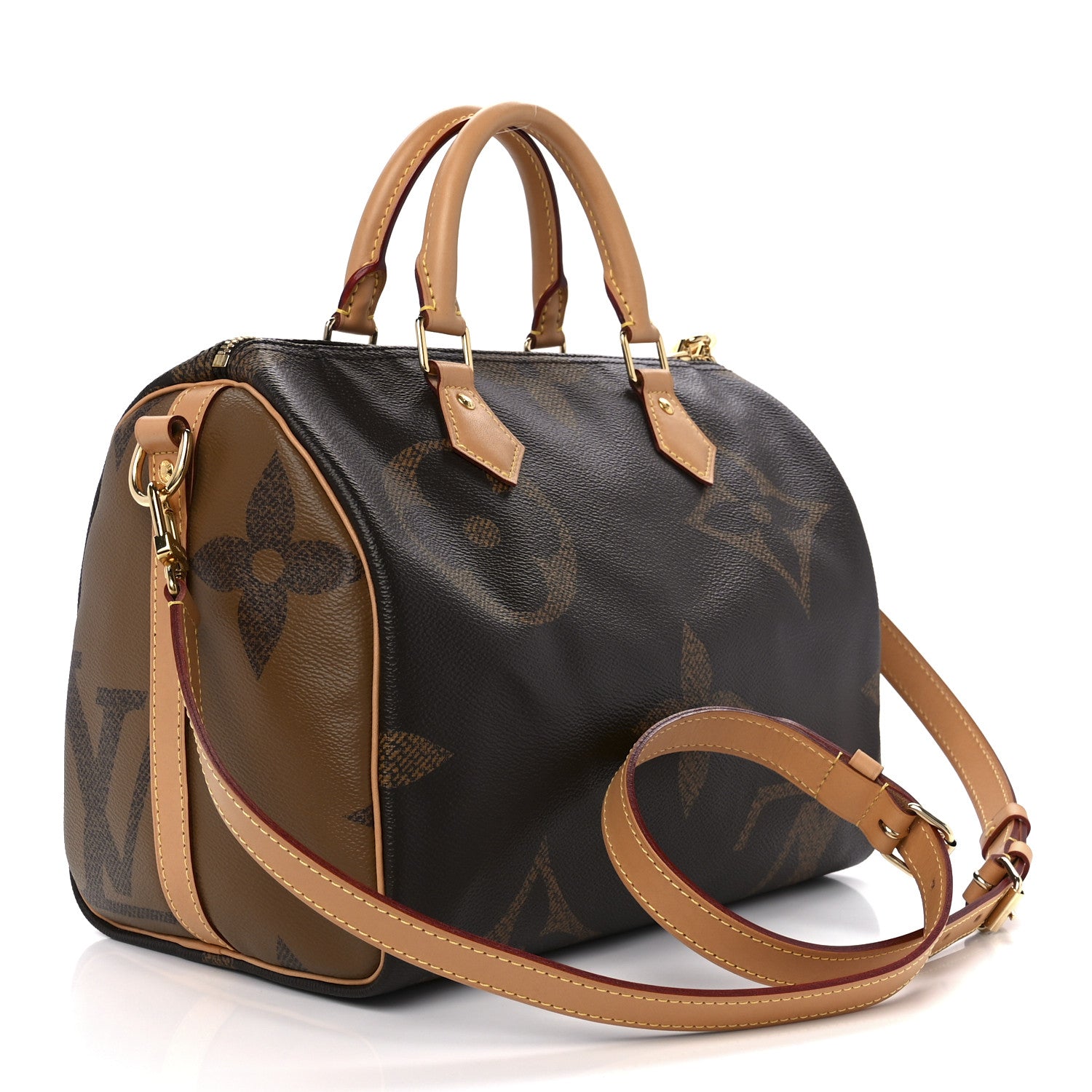 Louis Vuitton Reverse Monogram Giant Speedy Bandouliere 30 3 of 14