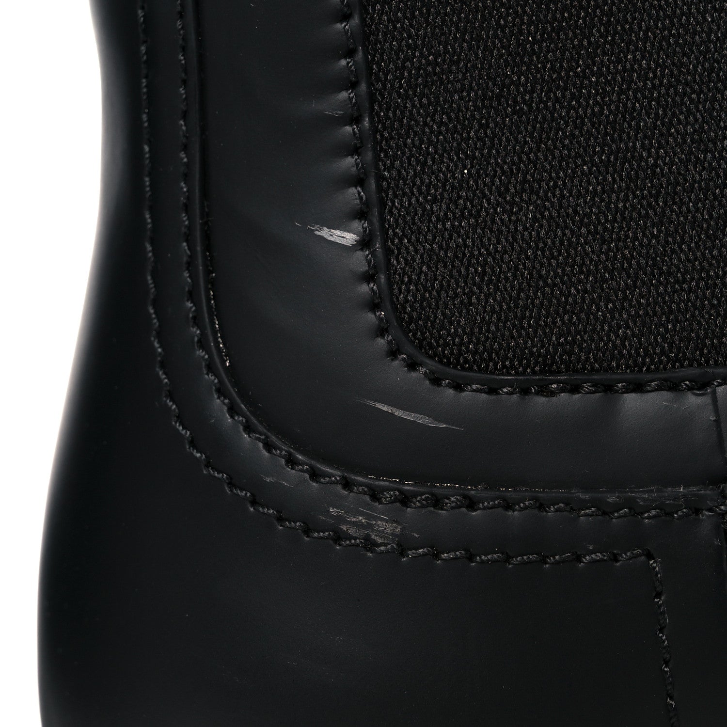 Fendi Calfskin Rubber Fendi Force Chelsea Boots 38 Black 12 of 13
