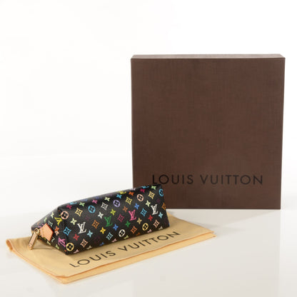 Louis Vuitton Monogram Multicolor Cosmetic Pouch Black Grenade 4 of 7