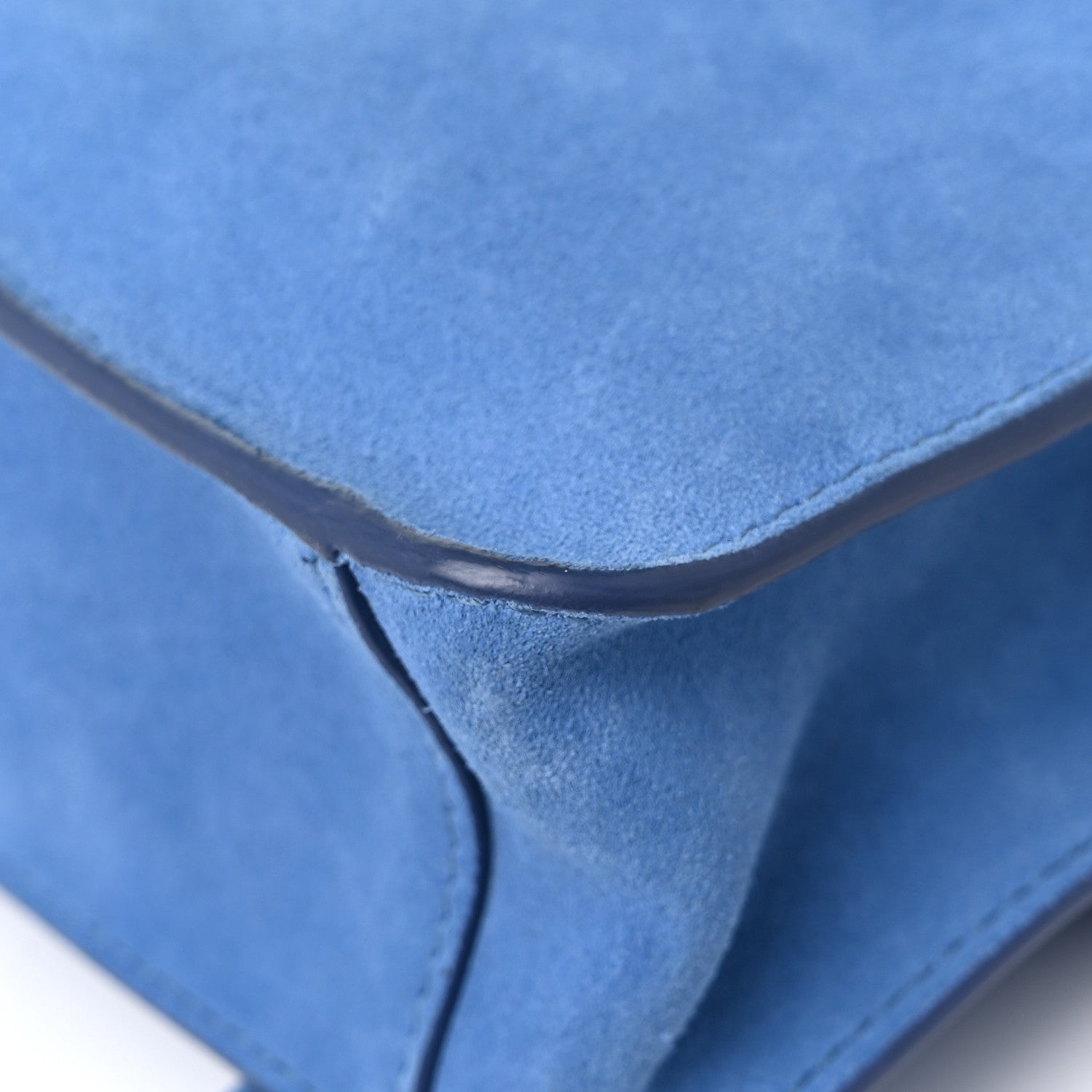 Proenza Schouler Suede PS1 Mini Pouch Messenger Bag Slate Blue 12 of 14