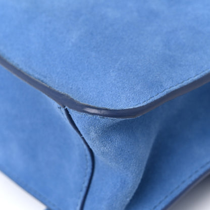 Proenza Schouler Suede PS1 Mini Pouch Messenger Bag Slate Blue 12 of 14