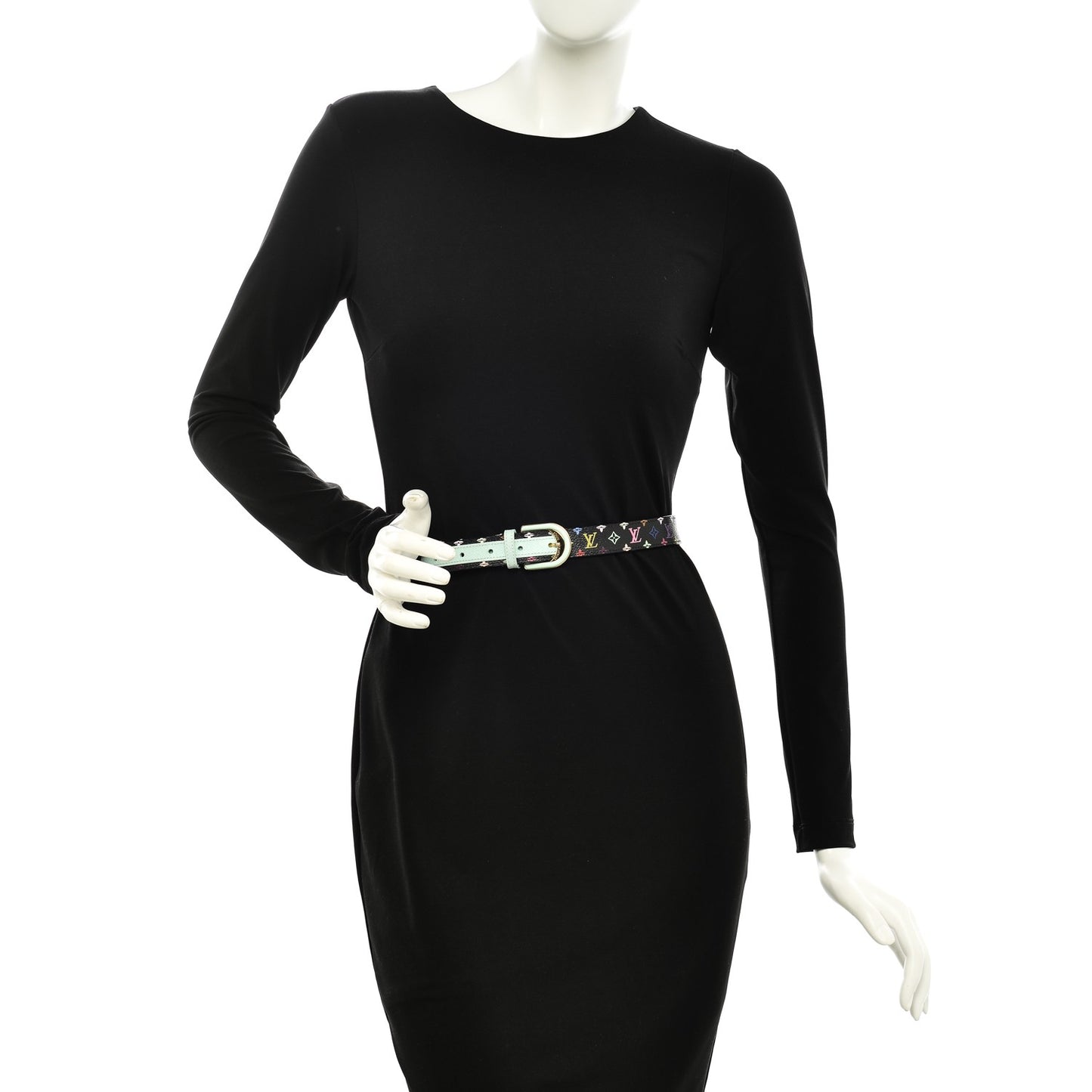 Monogram Multicolor Belt 85 34 Black