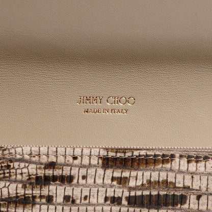 Jimmy Choo Lizard Embossed Reese Clutch 6 of 8