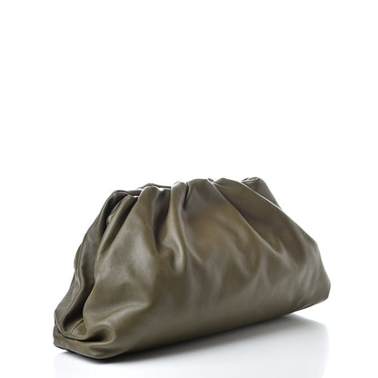 Bottega Veneta Smooth Butter Calf The Pouch Oversized Clutch Mustard 3 of 7