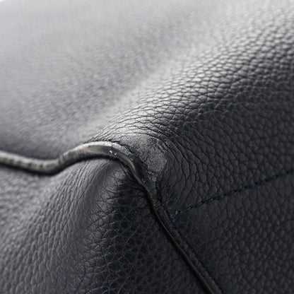 Celine Soft Grained Calfskin Sangle Bucket Bag Navy Blue 9 of 10