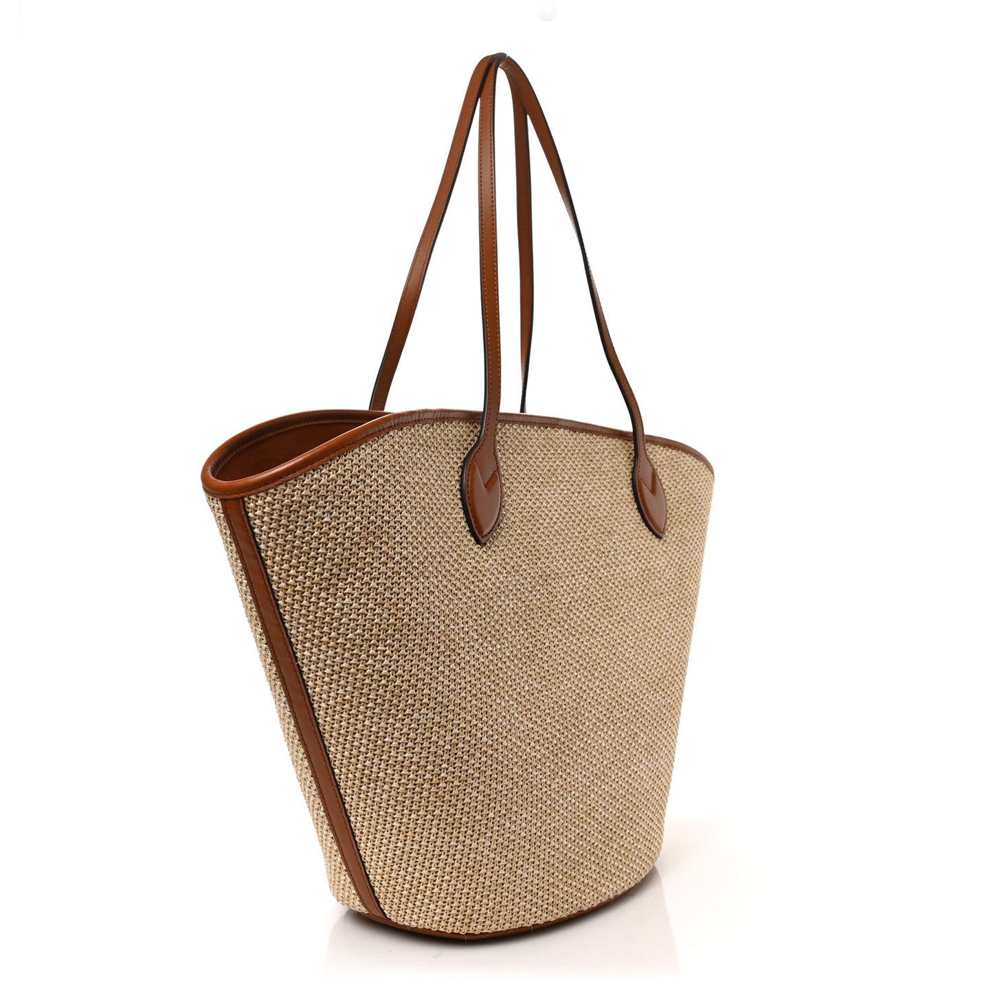 Raffia Saint Jacques Tote Caramel