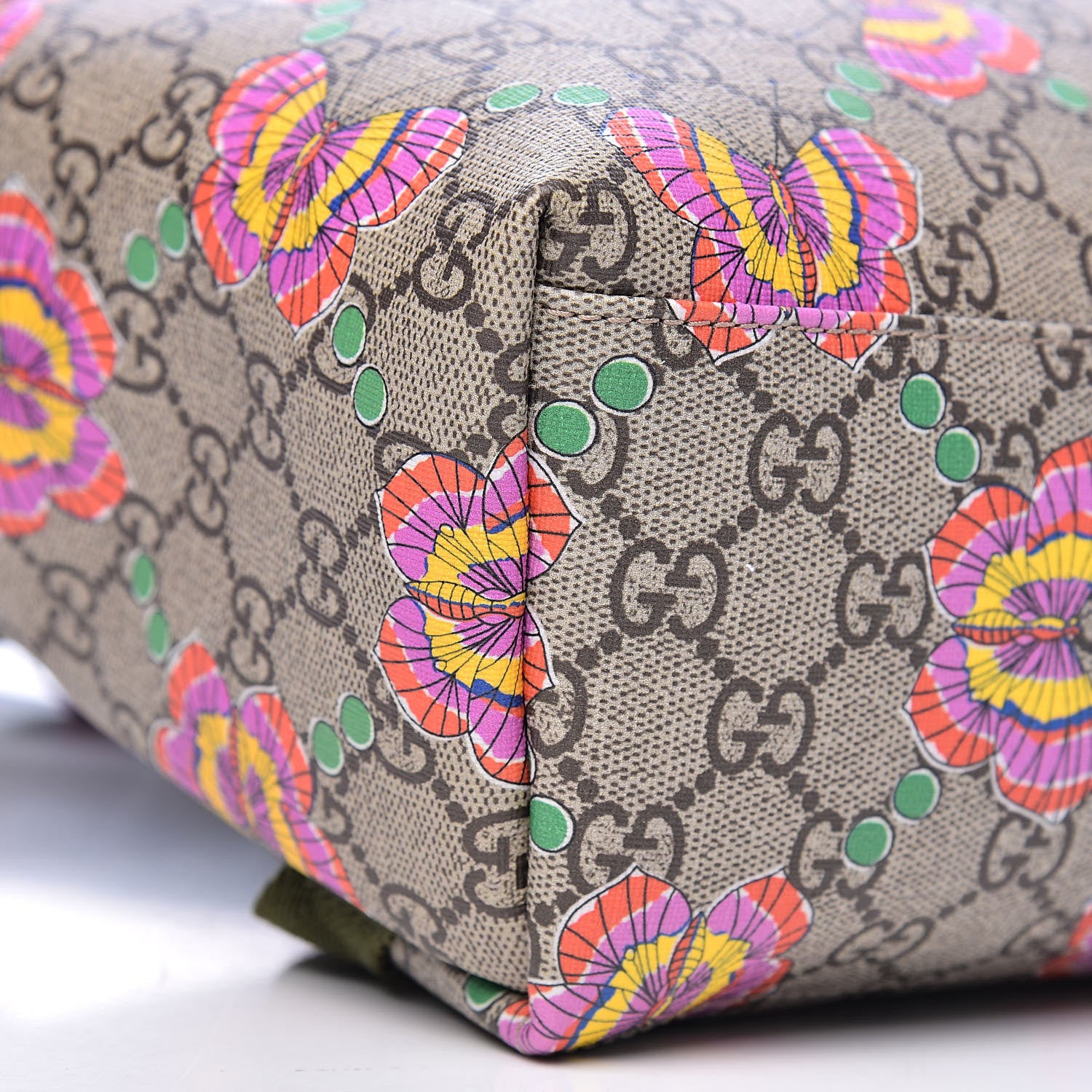 Gucci GG Supreme Monogram Childrens Butterfly Backpack 8 of 10