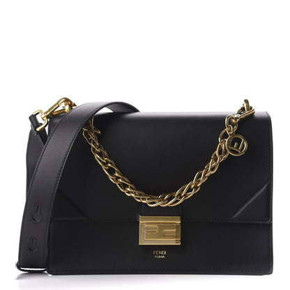 Fendi Vitello Grace Matte F is Fendi Kan U Shoulder Bag Black 1 of 8