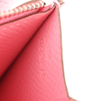 Hermes Epsom Constance Slim Wallet Rose Confetti 7 of 7