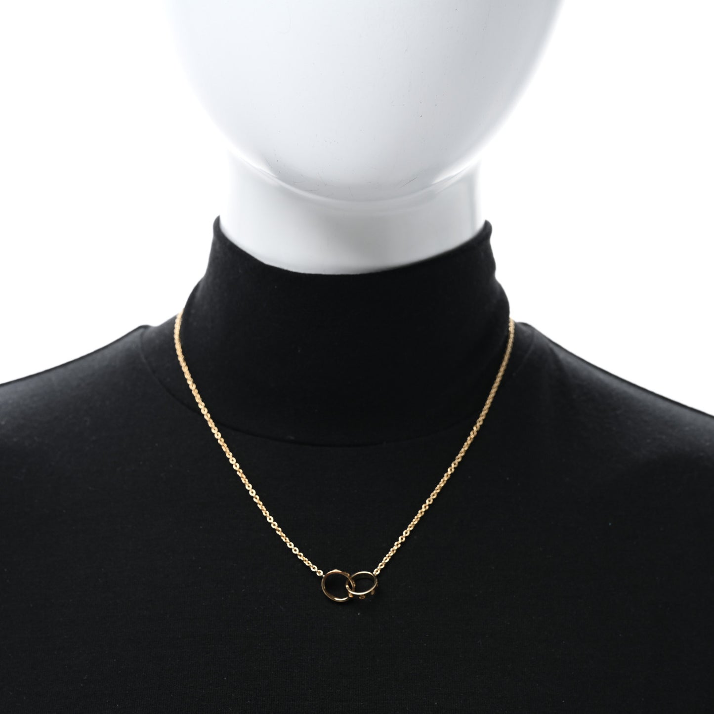 18K Yellow Gold Interlocking LOVE Necklace