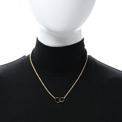 Cartier 18K Yellow Gold Interlocking LOVE Necklace 2 of 5
