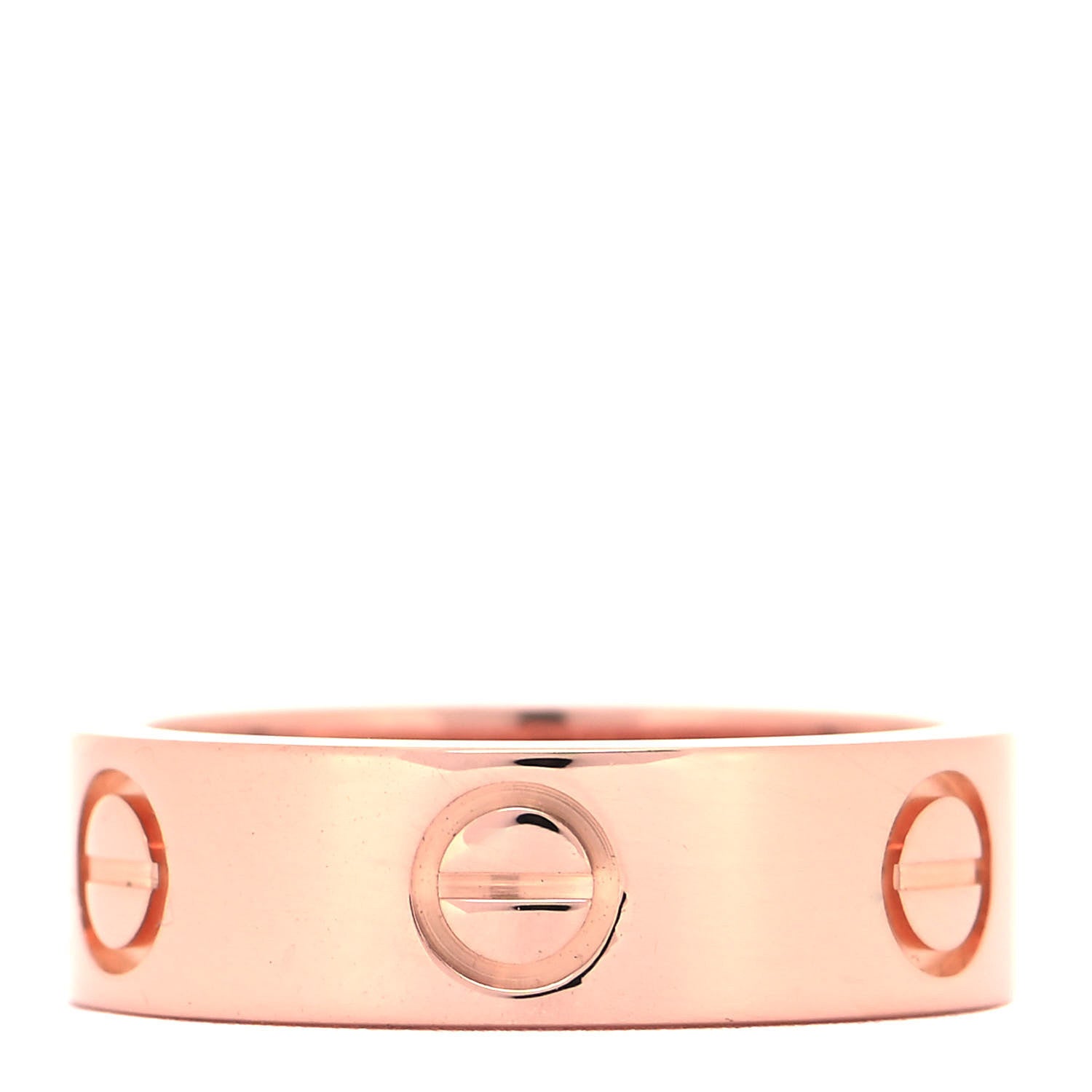 Cartier 18K Pink Gold 5.5mm LOVE Ring 49 4.75 3 of 7