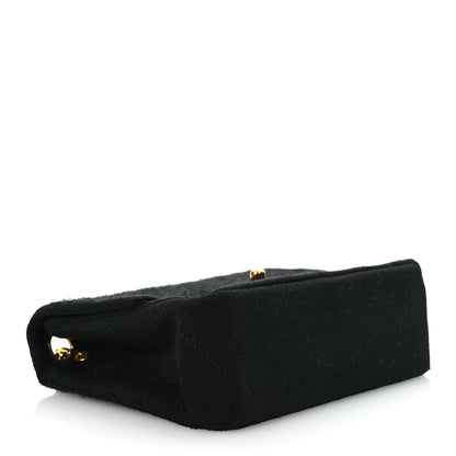 Chanel Jersey Quilted Mini Square Flap Black 4 of 12