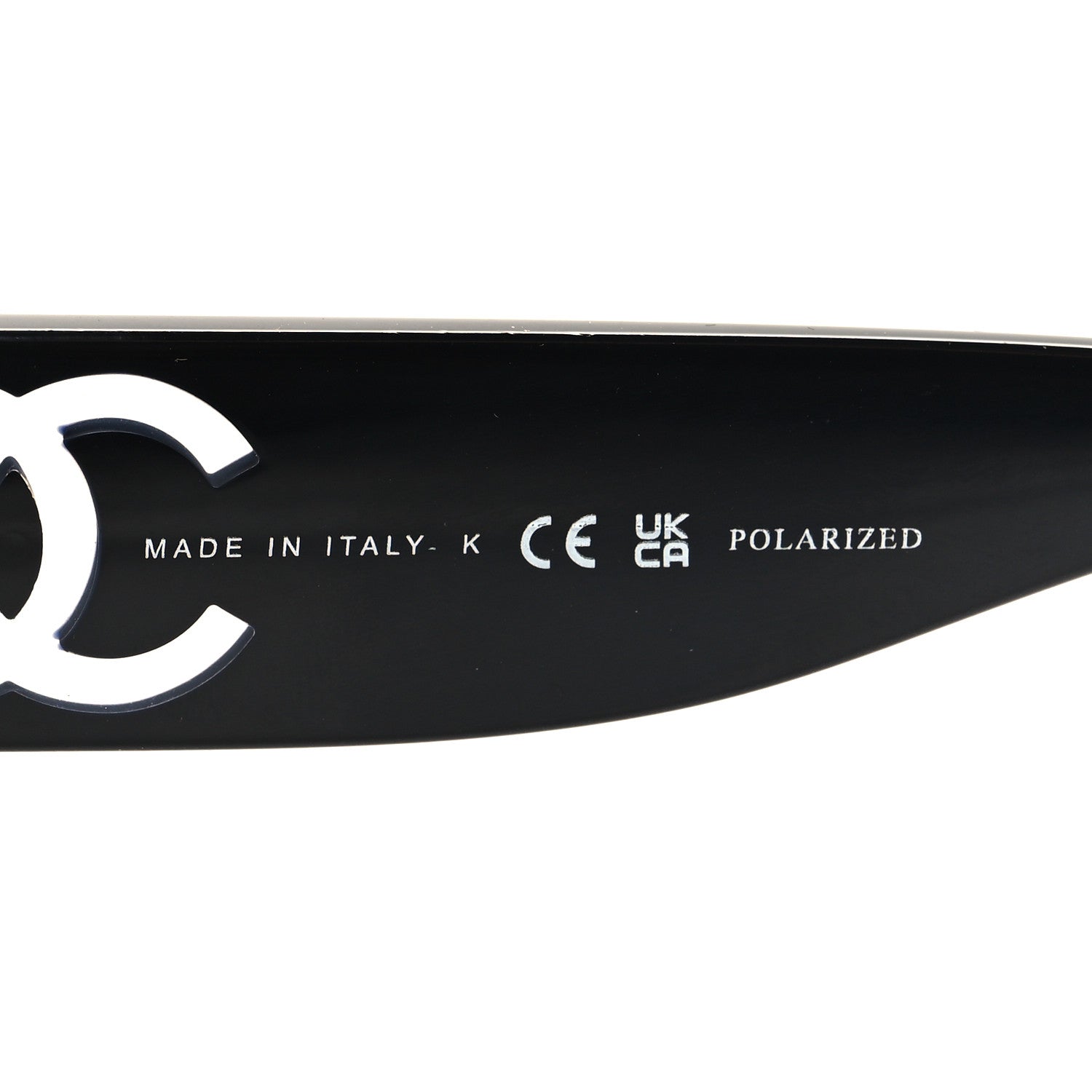 Chanel Acetate Nyon Oval CC Sunglasses 5528-A Black 6 of 7