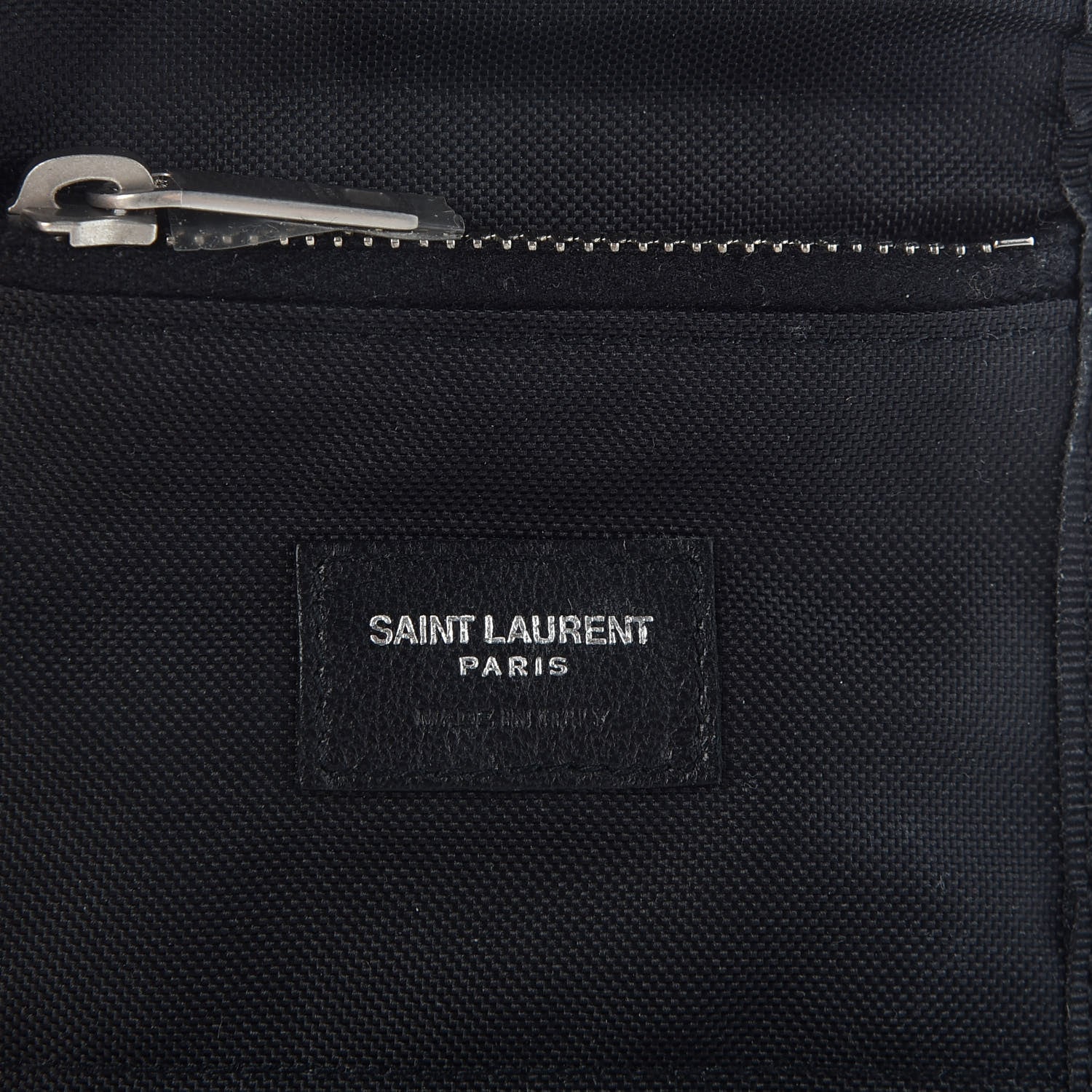 Saint Laurent Nylon Constellation Print Tiny Buffalo Wallet Black 6 of 6
