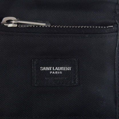 Saint Laurent Nylon Constellation Print Tiny Buffalo Wallet Black 6 of 6