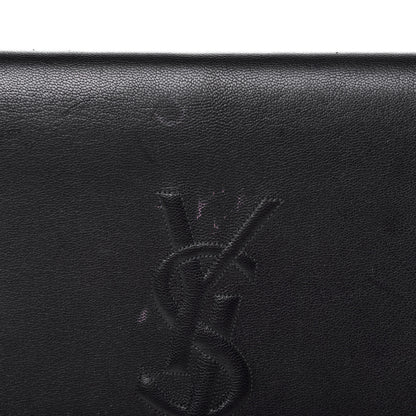 Saint Laurent Goatskin Large Belle De Jour Clutch Black 7 of 8