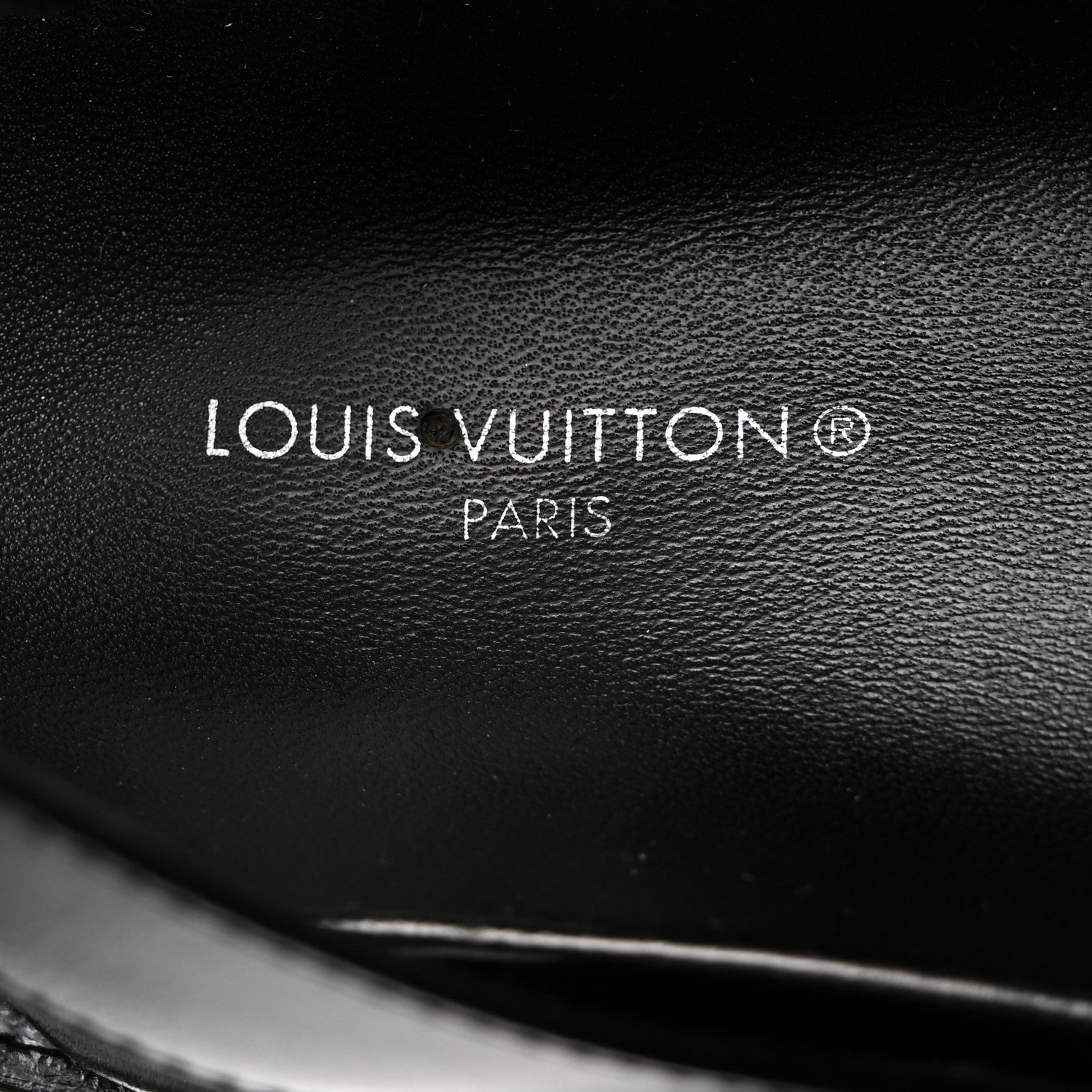 Louis Vuitton Lambskin Monogram Embossed Paseo Flat Comfort Sandals 36 Black 6 of 8