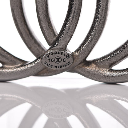 Chanel Crystal Baguette CC Brooch Light Purple 4 of 5