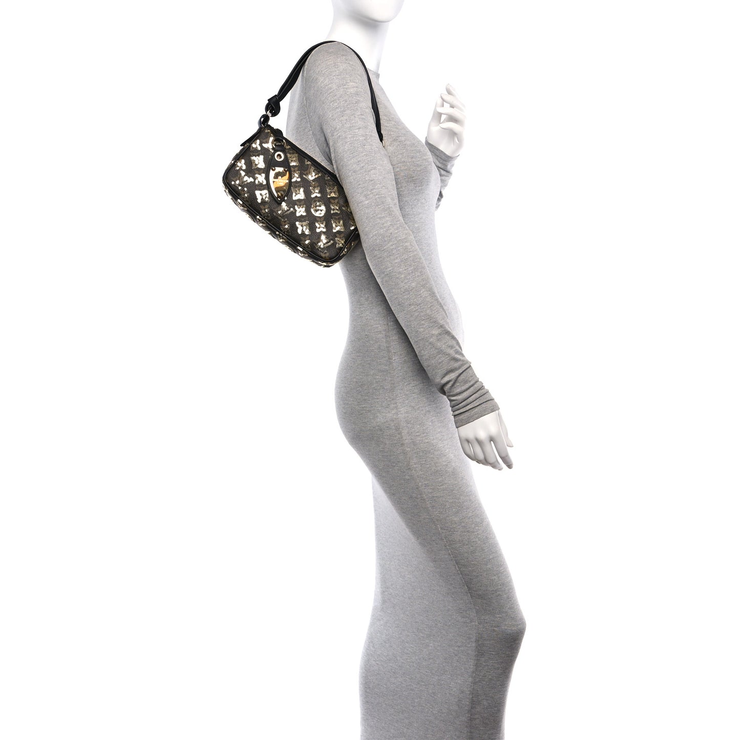 Monogram Sequins Eclipse Pochette Gold