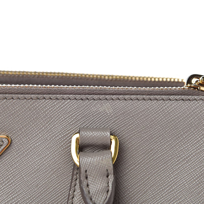 Prada Saffiano Small Galleria Double Zip Tote Argilla 10 of 22