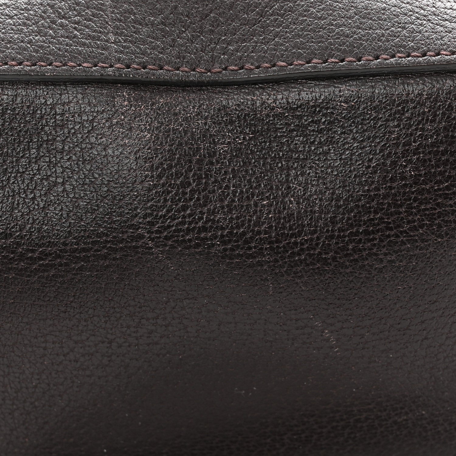 Gucci Textured Calfskin Web Small Webby Bee Shoulder Bag Brown Coffee 14 of 18