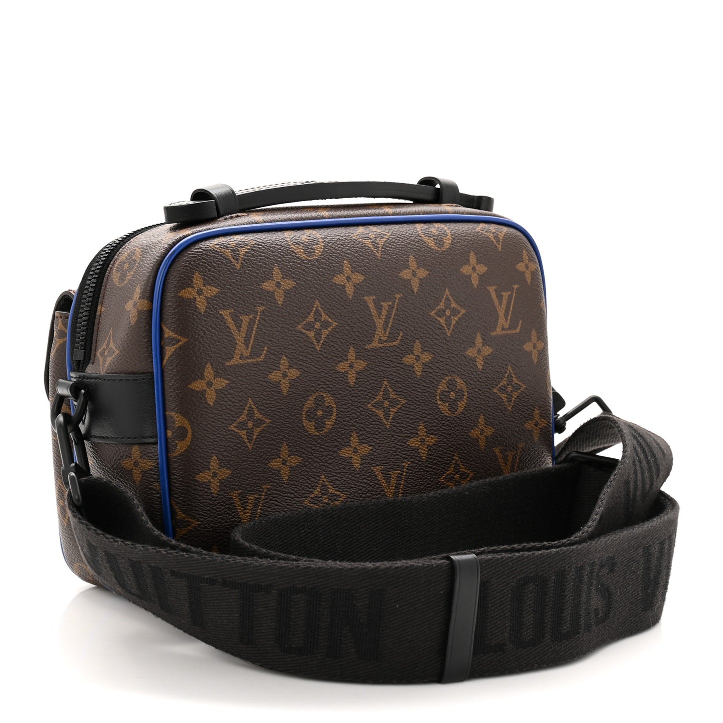 Monogram Macassar S Lock Messenger Blue