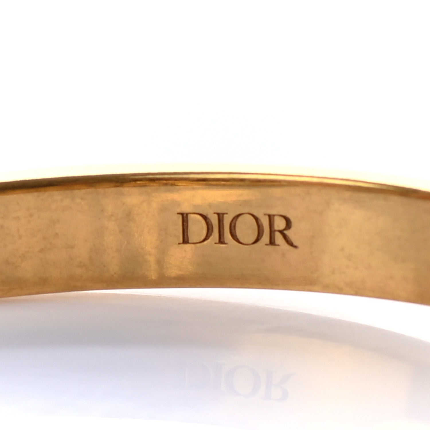 Christian Dior Metal J'Adior Bracelet Cuff Gold 4 of 4