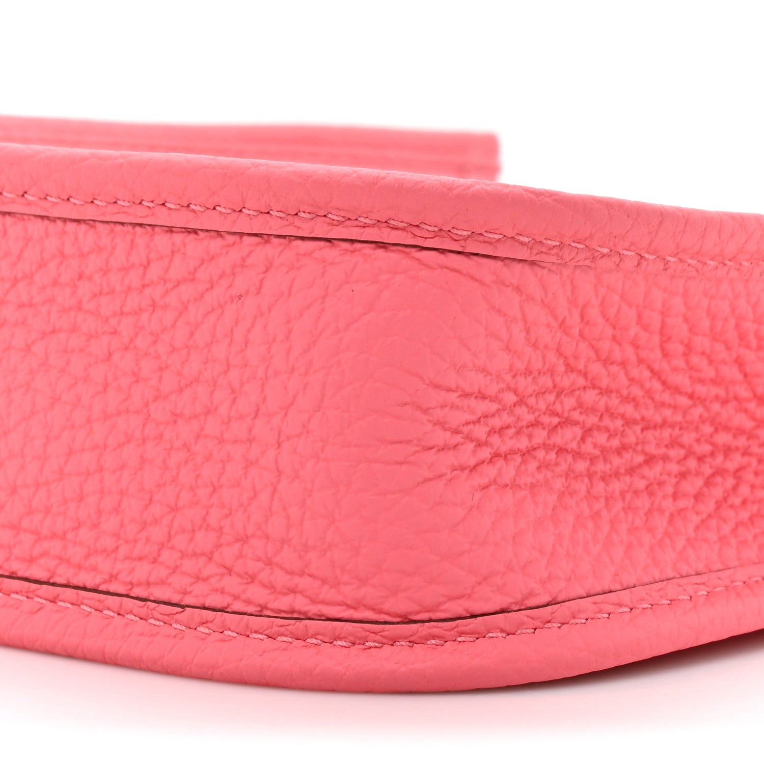 Hermes Taurillon Clemence Amazone Evelyne TPM Rose Azalee Rouge Pivoine 9 of 11